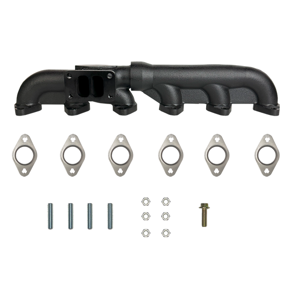 DPS MAN0161 EXHAUST MANIFOLD T3 FOR 2003-2007 DODGE CUMMINS 24V  5.9L  2-PIECE