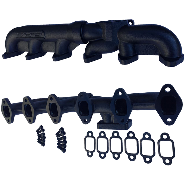 DPS MAN0170 EXHAUST MANIFOLD FUMMINS T3 FOR 12V DODGE CUMMINS 5.9L 2-PIECE