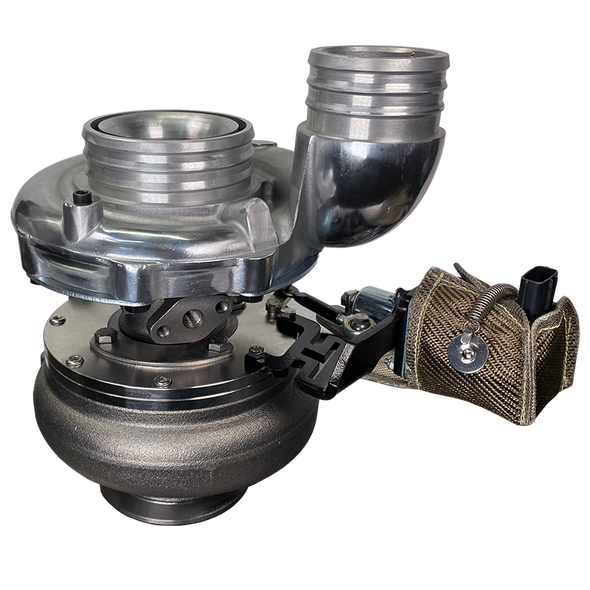 DPS SGT0174 S363/73/VGT TURBO WITH EXH. BRAKE 2003-2007, T3, 4.4 EXH OUTLET, MAX HP 530