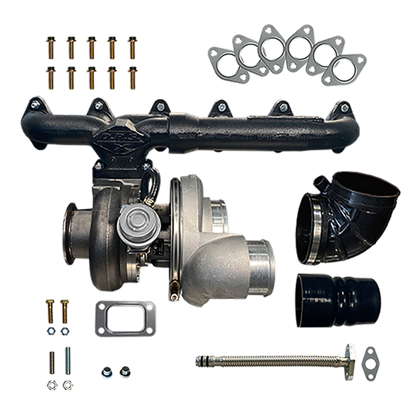 DPS SGT0219 6.7 3G SWAP KIT S363/73/VGT WITH EXHAUST BRAKE T3, 4.0" EXH OUTLET 2007.5-2018