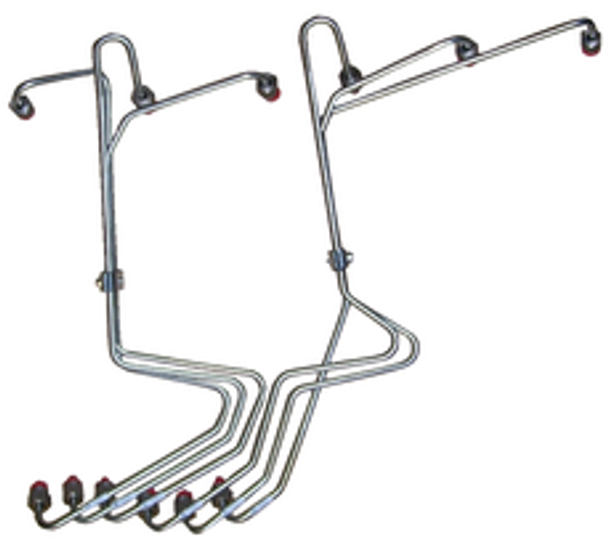 SCHEID DIESEL 15407812VPPSETSTK CUMMINS 12 VALVE MILD STEEL FUEL LINES SET 1994-1998 DODGE CUMMINS 5.9L 12V