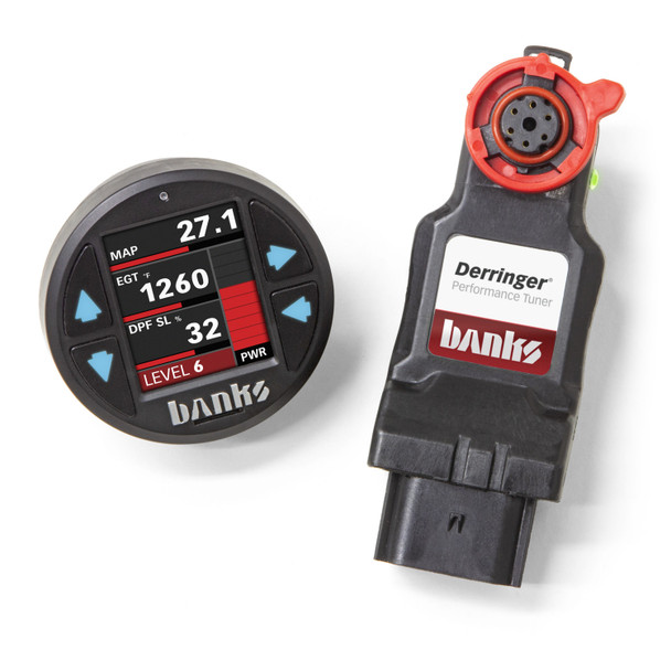 BANKS 66692 DERRINGER TUNER (GEN2) WITH ACTIVESAFETY AND IDASH 1.8 SUPER GAUGE 2017-2019 GM DURAMAX 6.6L L5P