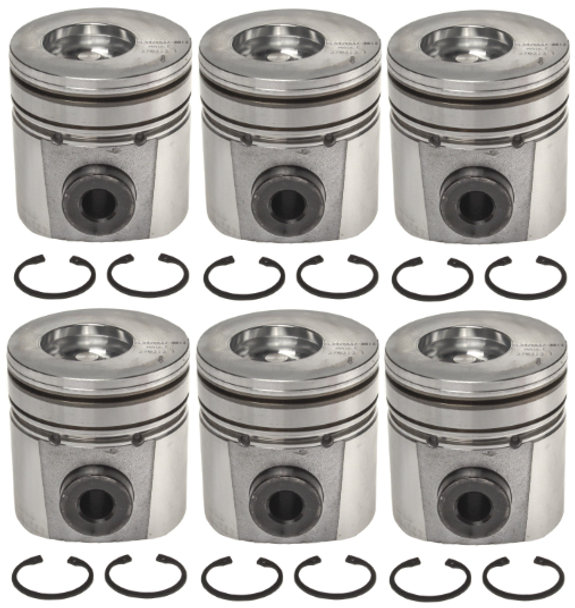 MAHLE 224-3513.040 ENGINE PISTON SET-.040 OVER SIZE 1994-1998 CUMMINS 5.9L 12V