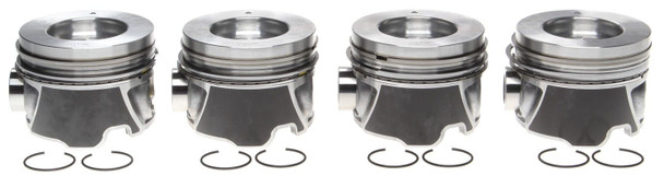 MAHLE 224-3709WR.030 PISTON KIT WITH RINGS-LEFT-.030 OVER BORE 2006-2010 GM DURAMAX 6.6L LLY/LBZ/LMM