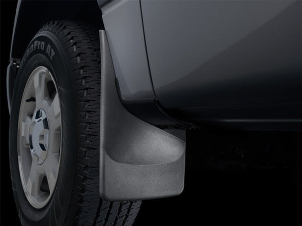 WEATHERTECH 110035 NO DRILL DIGITALFIT FRONT MUDFLAPS 2015 CHEVY SILVERADO (W/O FENDER FLARES)