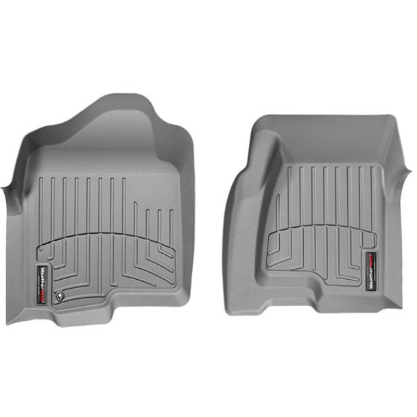 WEATHERTECH 460031 DIGITALFIT FRONT FLOORLINER 2001-2007 GM SILVERADO/SIERRA (EXTENDED/CREW CAB) (GREY)