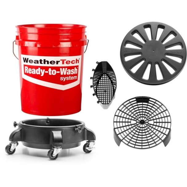 WEATHERTECH 8ARTW1 TECHCARE, BLACK READY-TO-WASH SYSTEM UNIVERSAL - ROLLING DOLLY WASH SYSTEM