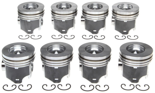 MAHLE 224-3503.040 ENGINE PISTON SET-.040 OVER SIZE 2004-2007 POWERSTROKE 6.0L