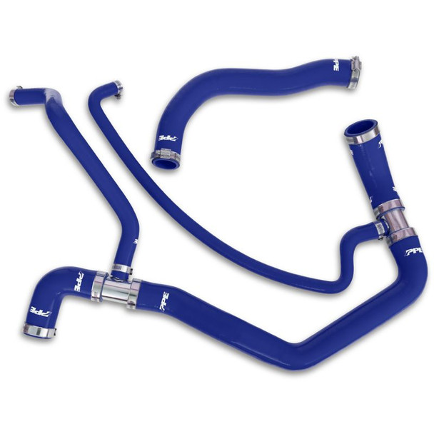 PPE 119022100 PERFORMANCE SILICONE UPPER AND LOWER COOLANT HOSE KIT BLUE 2001-2005 GM 6.6L DURAMAX LB7
