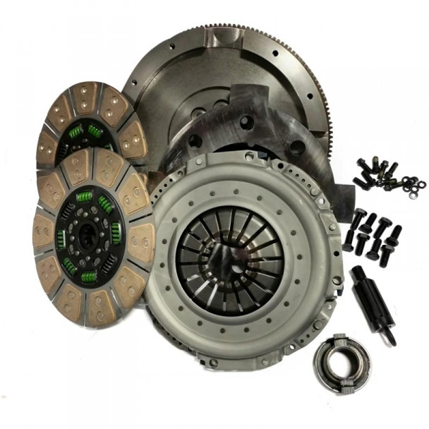 VALAIR NMU70NV56DDSN STREET DUAL DISC CLUTCH 2001-2005 DODGE 5.9L CUMMINS 6-SPEED (650HP & 1200 FT-LBS)