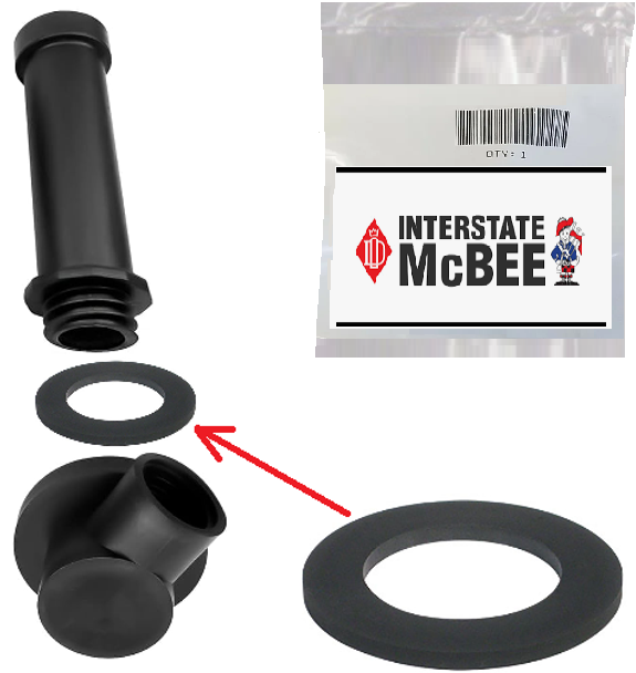 INTERSTATE MCBEE M-3936876 RECTANGULAR RING SEAL, OIL FILL CONNECTION 1989-1998 CUMMINS 5.9L 12V