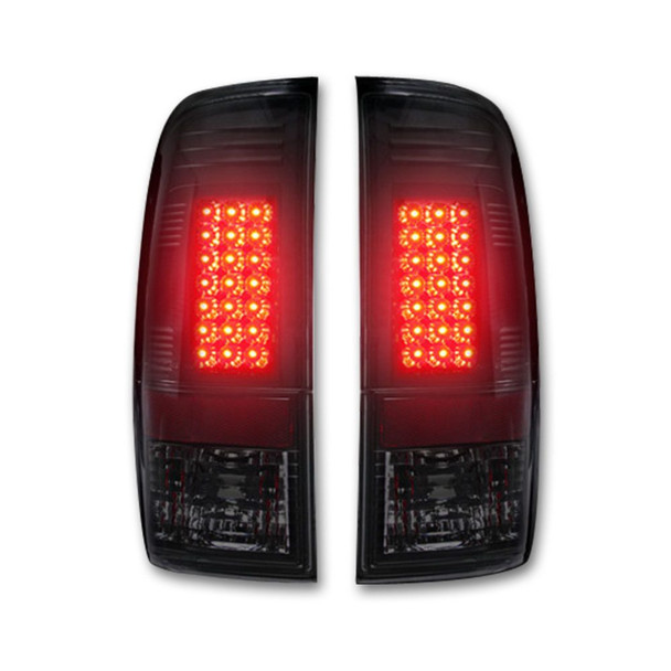 RECON 264176BK TAIL LIGHTS LED IN SMOKED 08-16 FORD SUPER DUTY F250HD/350/450/550