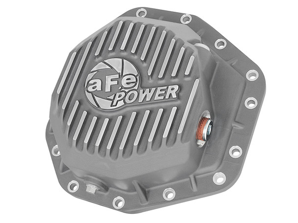 AFE POWER 46-70350 STREET SERIES REAR DIFFERENTIAL COVER RAW W/ MACHINED FINS  FORD DIESEL TRUCKS 17-19 V8-6.7L (TD)
