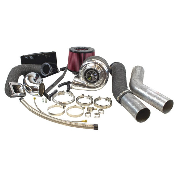 INDUSTRIAL INJECTION 229409 CUMMINS 2ND GEN COMPOUND PHATSHAFT S478 ADD-A-TURBO KIT 1994-2002 CUMMINS 5.9L 12V/24V