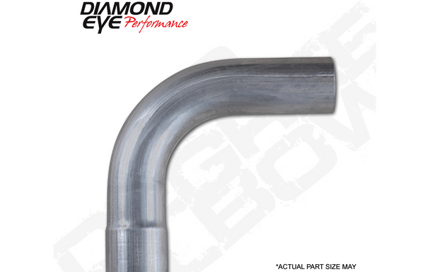DIAMOND EYE 529011 EXHAUST PIPE 3.5IN. 409 STAINLESS STEEL PERFORMANCE ELBOW-3.5