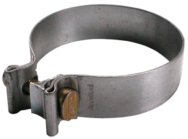 DIAMOND EYE BC300S430 EXHAUST CLAMP 3IN. 430 BRIGHT STAINLESS STEEL TORCA BAND CLAMP