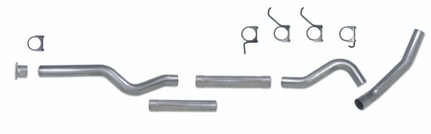 DIAMOND EYE K4110A-RP EXHAUST SYSTEM KIT-4IN. ALUMINIZED 2001-2005 CHEVY/GMC 6.6L DURAMAX 2500/3500