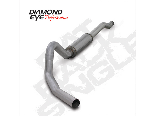 DIAMOND EYE K4354A EXHAUST SYSTEM KIT  4IN. ALUMINIZED 2003-2006 FORD 6.0L POWERSTROKE EXCURSION