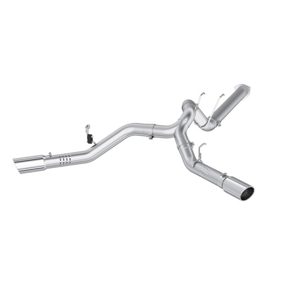 MBRP S6291409 STAINLESS STEEL 4 " FILTER BACK COOL DUALS EXHAUST FOR 2017-2023 FORD SUPERDUTY WITH 6.7L POWERSTROKE ENGINE