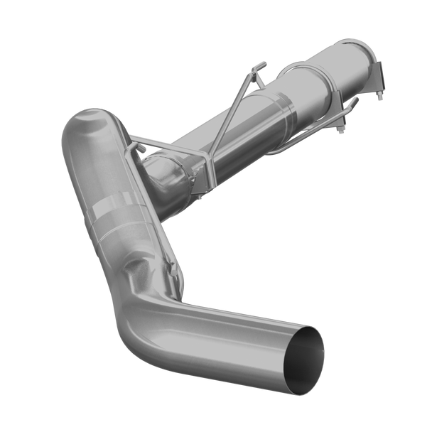 MBRP S61180PLM 2004-2007 2500 3500 CUMMINS (600 610) ALUMINIZED  STEEL 5 CAT BACK  SINGLE SIDE EXIT  - NO MUFFLER