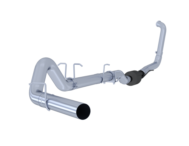 MBRP S6212PLM ~2003-2007 F-250 350 6.0L EC CC ALUMINIZED  STEEL 4 TURBO BACK SINGLE SIDE EXIT - NO MUFFLER NOT TO BE SOLD IN CALIFORNIA.   FOR VEHICLES EQUIPPED WITH CATALYTIC CONVERTERS ONLY
