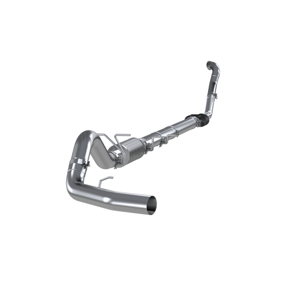 MBRP S6218P 1994-1997 F-250 350 7.3L ALUMINIZED  STEEL 4 TURBO BACK SINGLE SIDE EXIT (3 DOWN PIPE)