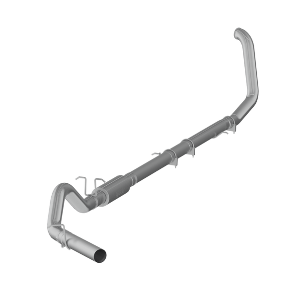 MBRP S6200P ~1999-2003 F-250 350 7.3L ALUMINIZED  STEEL  4 TURBO BACK SINGLE SIDE EXIT NOT FOR USE ON VEHICLES EQUIPPED WITH CATALYTIC CONVERTER.