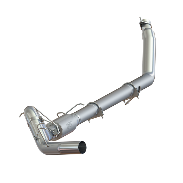 MBRP S6100P 1994-2002 2500 3500 CUMMINS - (94-97 HANGER HG6100 REQ.) ALUMINIZED  STEEL 4 TURBO BACK SINGLE SIDE DO NOT USE IF VEHICLE HAS A CATALYTIC CONVERTER.