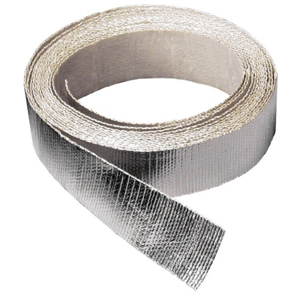 THERMO TEC 14002 HOSE/WIRE HEAT SHIELD TAPE 15 FOOT X 1 1/2 INCH UP TO 2000 DEGREE F ADHESIVE BACKED