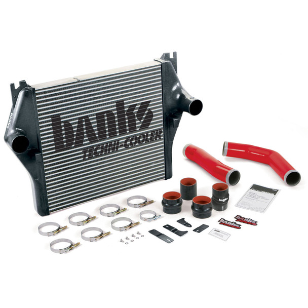 BANKS 25983 TECHNI-COOLER INTERCOOLER SYSTEM W/BOOST TUBES 2007-2008 CUMMINS 6.7L 24V