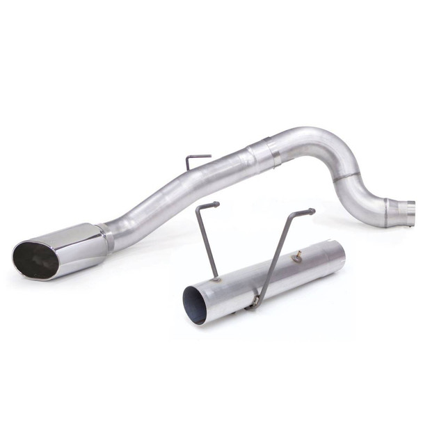 BANKS 49797 MONSTER EXHAUST SYSTEM 4IN 5-INCH SINGLE EXIT CHROME SIDEKICK TIP-CCLB 2013-2018 CUMMINS 6.7L 24V