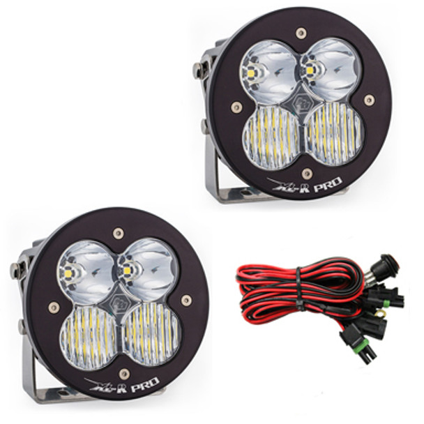 BAJA DESIGNS 537803 XL R PRO SERIES DRIVING COMBO PATTERN PAIR LED LIGHT PODS - CLEAR