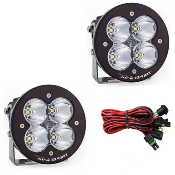 BAJA DESIGNS 577801 XL R SPORT SERIES HIGH SPEED SPOT PATTERN PAIR LED LIGHT PODS