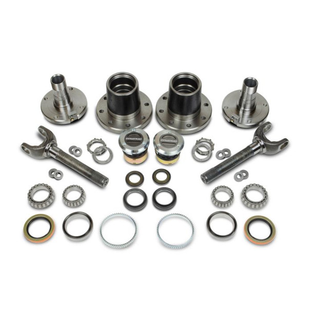 DYNATRAC FO60-3X1104-B FREE SPIN HUB CONVERSION KIT 1999-2004 FORD F-250 350 4X4 FINE STUDS 14MM X 1.5 WARN LOCKING HUBS