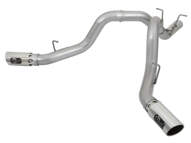 AFE 49-04086-P ATLAS 4 IN Aluminized Steel DPF-Back Exhaust System GM Diesel Trucks 17-19 V8-6.6L (td) L5P