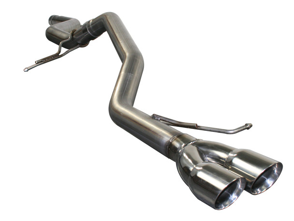 AFE 49-46401 Large Bore-HD 2-1/2 IN 409 Stainless Steel Cat-Back Exhaust System Volkswagen Jetta TDI 11-14 L4-2.0L (td)