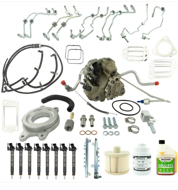 INDUSTRIAL INJECTION 4G6106 DURAMAX LML BOSCH DISASTER KIT WITH EMISSIONS INTACT CP3 CONVERSION KIT 2011-2016 GM DURAMAX 6.6L LML