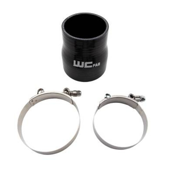 WEHRLI WCF207-115 3" X 3.5" ID STRAIGHT REDUCER X 4" LONG SILICONE BOOT AND CLAMP KIT