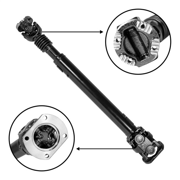 USA STANDARD GEAR ZDS9538 NEW FRONT DRIVESHAFT; 36-1/4IN. FLANGE TO FLANGE DODGE RAM 2500 (2004-2005); DODGE RAM 3500 (2003-2010); RAM 3500 (2011-2013)