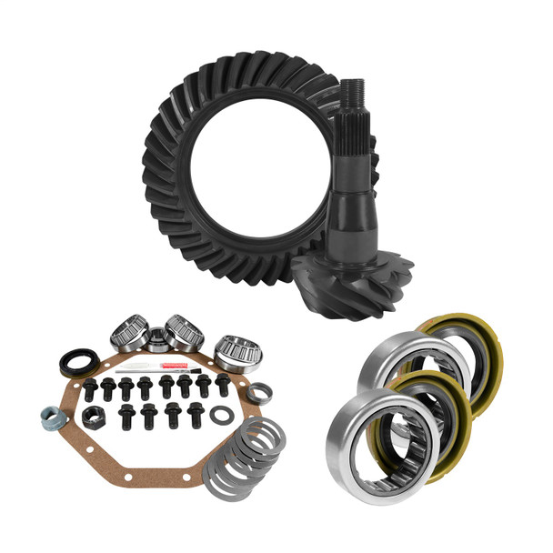 USA STANDARD GEAR ZGK2083 ZF 9.25IN. CHY 3.55 REAR RING/PINION; INSTALL KIT; AXLE BEARING/SEAL