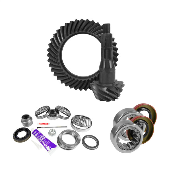 USA STANDARD GEAR ZGK2100 9.75IN. FORD 3.55 REAR RING/PINION; INSTALL KIT; AXLE BEARING/SEAL