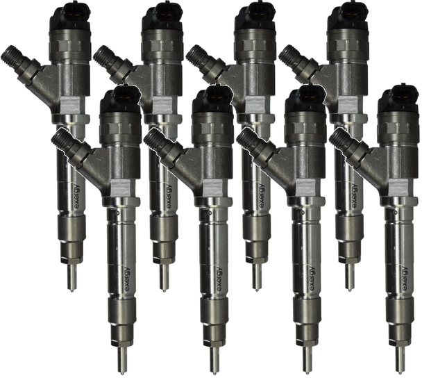 EXERGY E02 10407 NEW 60% OVER INJECTOR SET 2007.5-2010 GM DURAMAX 6.6L LMM