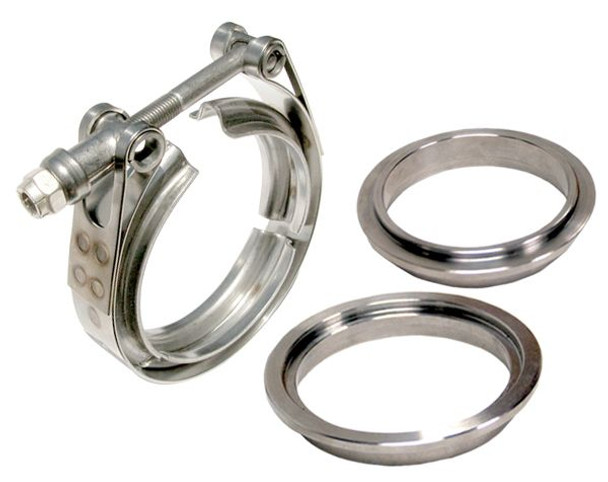 PPE 517335003 3.5 INCH V BAND CLAMP STAINLESS STEEL 3 PIECE SET 1C 1M 1F UNIVERSAL