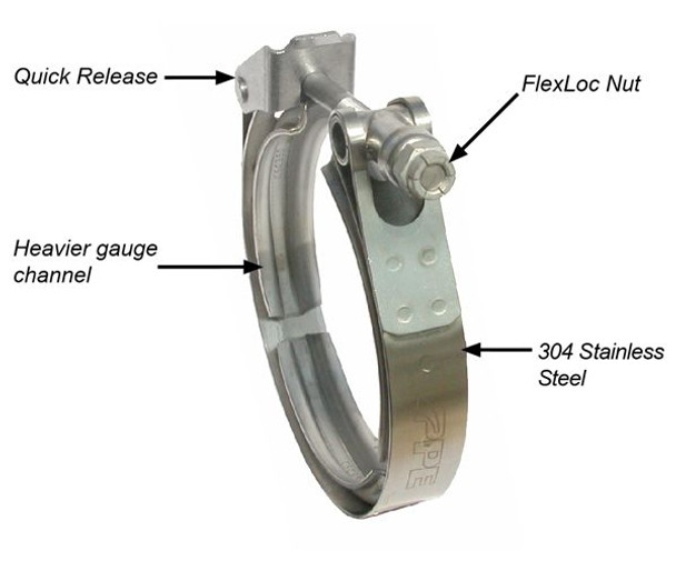 PPE 517127500 2.75 INCH V BAND CLAMP QUICK RELEASE UNIVERSAL