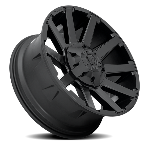 FUEL D43720901757 ALUMINUM WHEELS 20X9 CONTRA D437 8 ON 170 MATTE BLACK 125.1 BORE 20 OFFSET 8 SPOKE