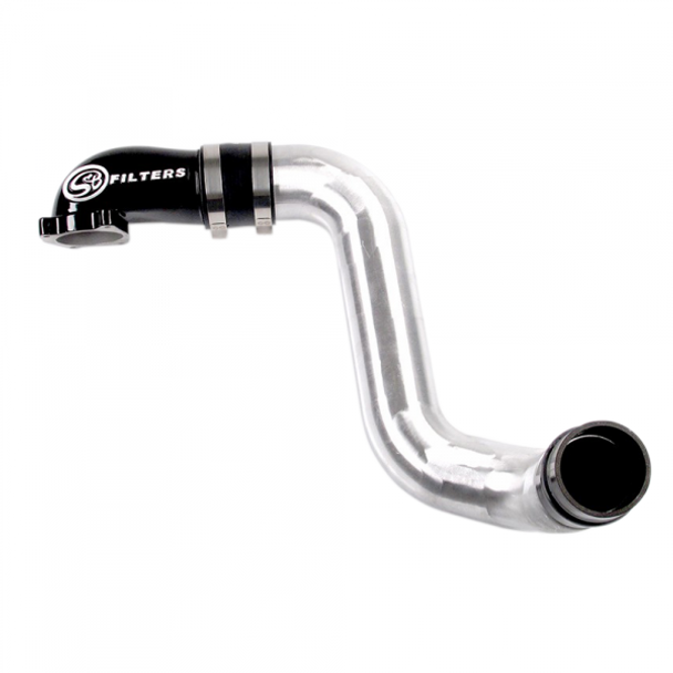 S&B FILTERS 76-1003B INTAKE ELBOW 90 DEGREE WITH COLD SIDE INTERCOOLER PIPING AND BOOTS 2003-2004 FORD POWERSTROKE 6.0L