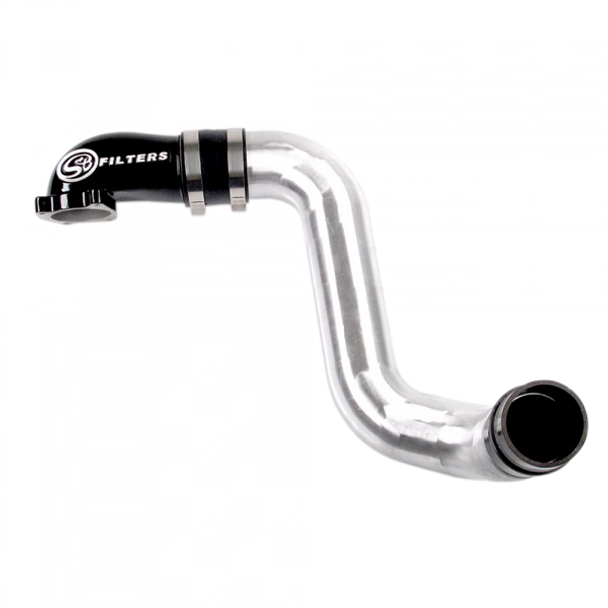 S&B FILTERS 76-1010B INTAKE ELBOW 90 DEGREE WITH COLD SIDE INTERCOOLER PIPING AND BOOTS 2005-2007 FORD POWERSTROKE 6.0L