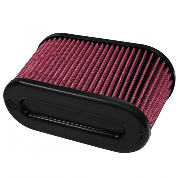 S&B FILTERS KF-1065 AIR FILTER INTAKE KITS 75-5107 OILED COTTON CLEANABLE RED
