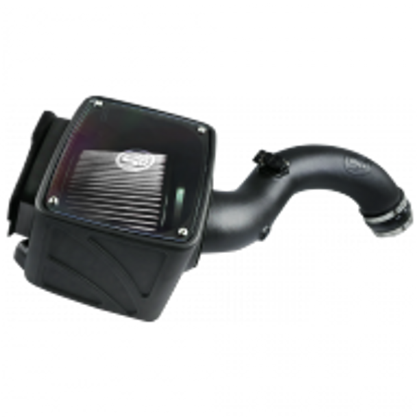 S&B FILTERS 75-5102D COLD AIR INTAKE DRY EXTENDABLE WHITE 2004-2005 GM/CHEVROLET DURAMAX 6.6L LLY