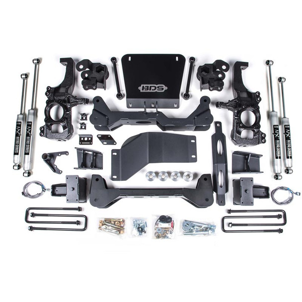 BDS SUSPENSION BDS756 6.5" HIGH CLEARANCE LIFT KIT 2020-2024 GM SILVERADO/SIERRA 2500HD/3500HD 4WD SRW (CREW CAB/SHORT BED)